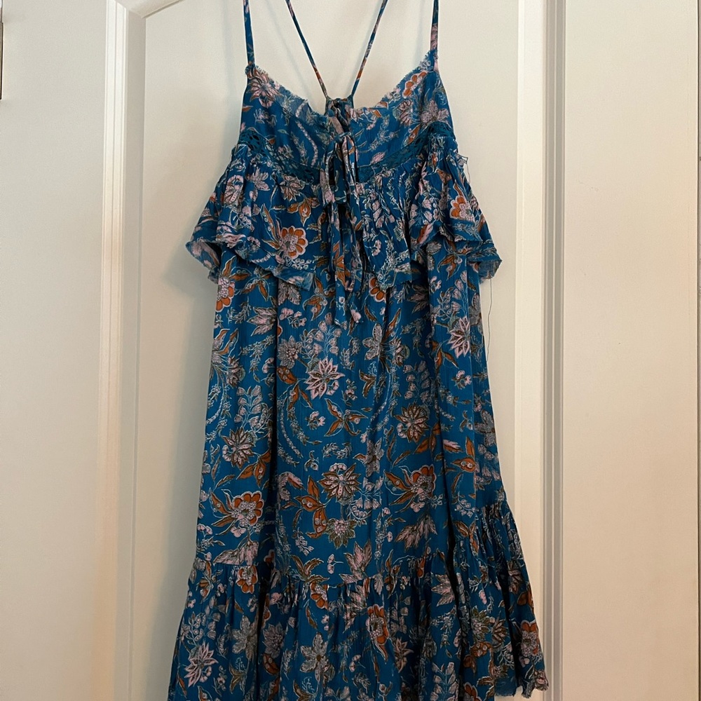 Free People blue floral dress